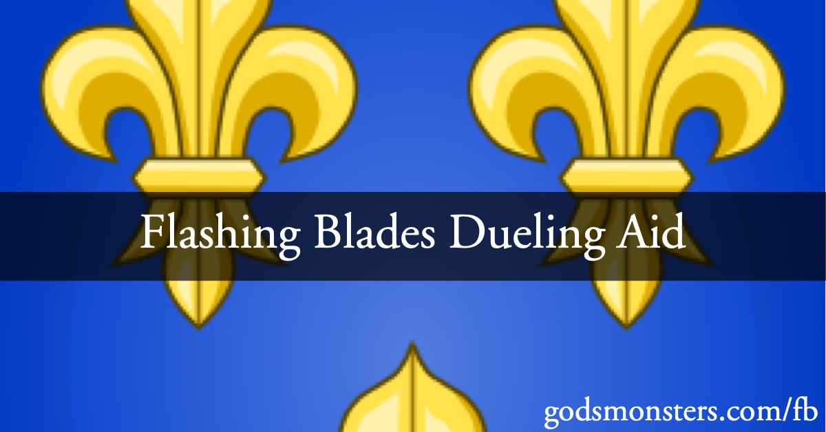 Flashing Blades dueling aid social