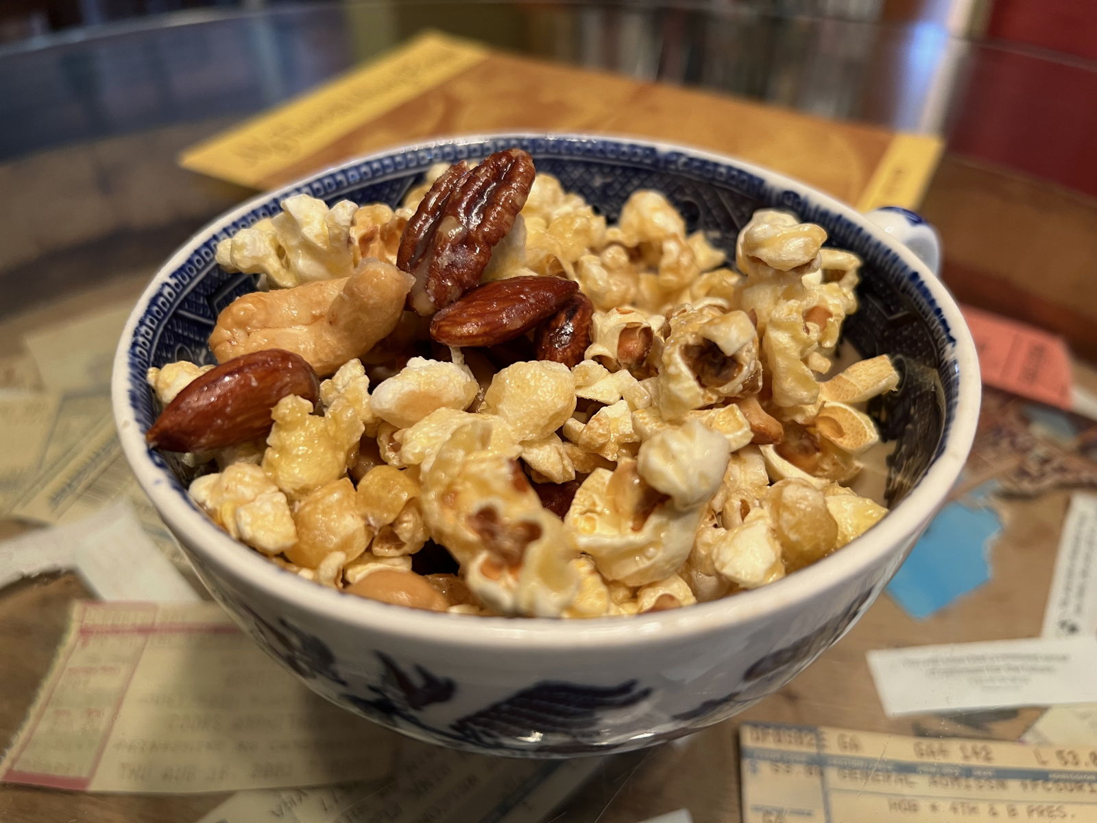 Honey Popcorn Crunch: Honey Popcorn Crunch, from Mrs. Walter T. Kelley’s 1979 My Favorite Honey Recipes.; seventies; 1970s; popcorn; honey